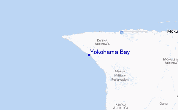 Yokohama Bay location map