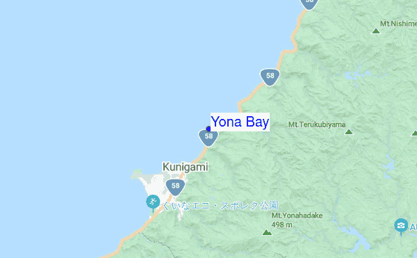 Yona Bay location map