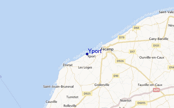 Yport Location Map