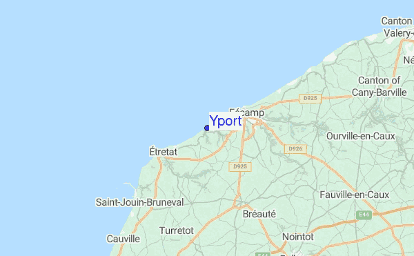 Yport Location Map
