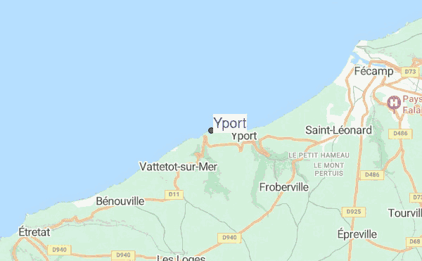 Yport location map