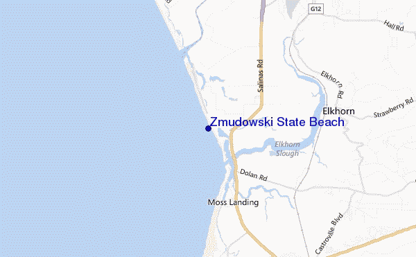 Zmudowski State Beach location map