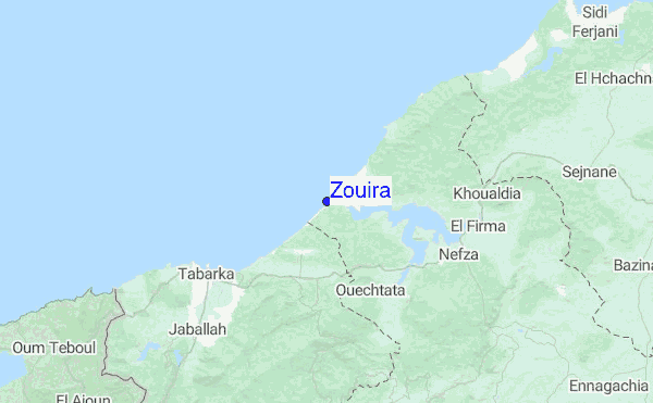 Zouira Location Map