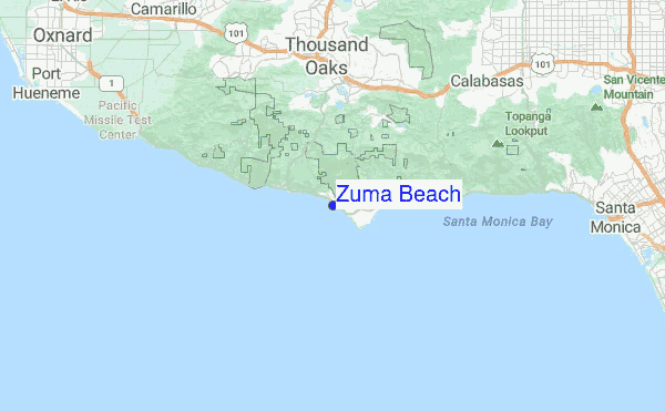 Surfing Zuma Beach in Malibu Beach Surf Report & Forecast