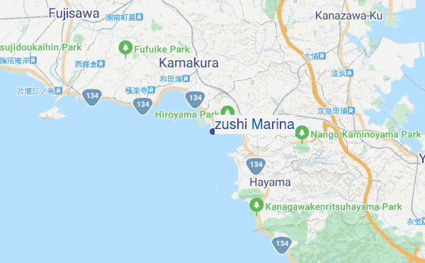 zushi Marina location map