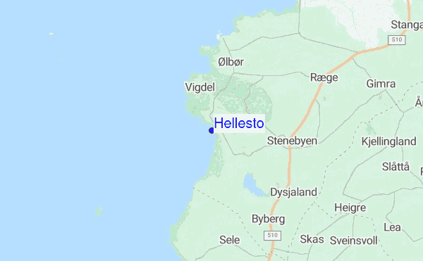 Hellesto location map