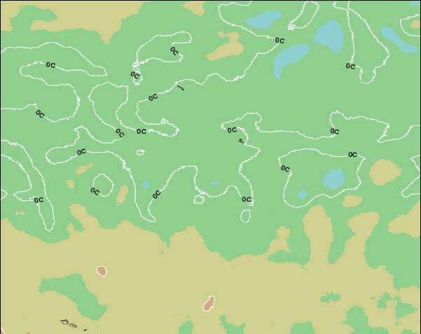 JarvisIsland Temperature del mare anomalia Mappa