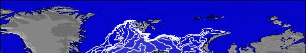 Svalbard Temperaturas da Superfície do Oceano Mapa