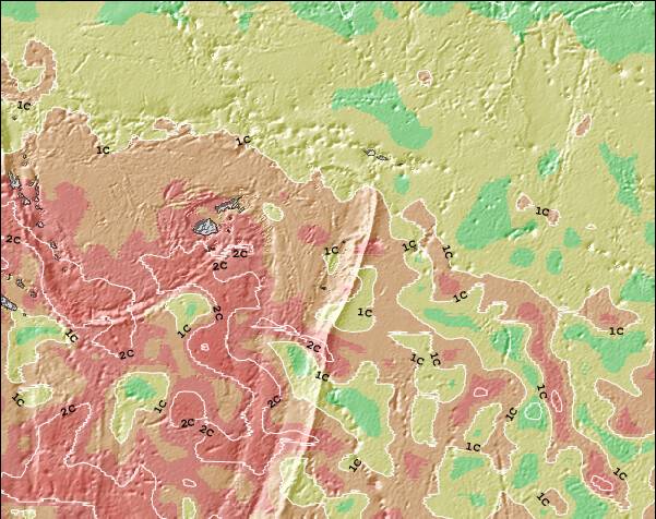 Tonga Anomalies de Température de la Mer Carte