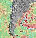 Argentina Water Temperature Anomaly