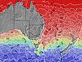 Australia Zeewatertemperatuur