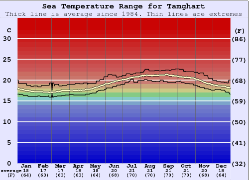 Tamghart Water Temperature Graph