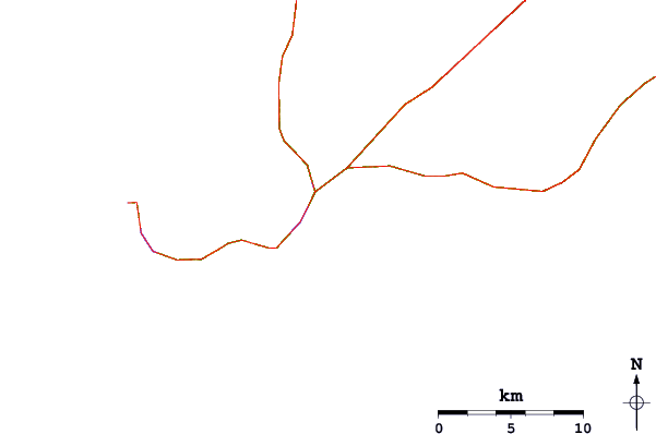 Roads and rivers around A-Bay (Willyama Bay)