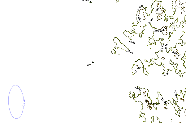 Shoreline around A Ver o Mar