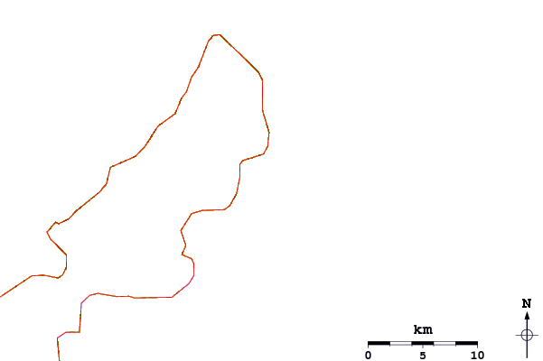 Roads and rivers around Ada