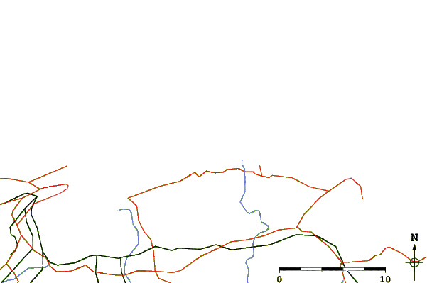 Roads and rivers around Ajo