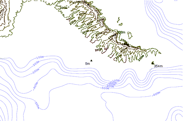 Shoreline around Ala Moana Courts