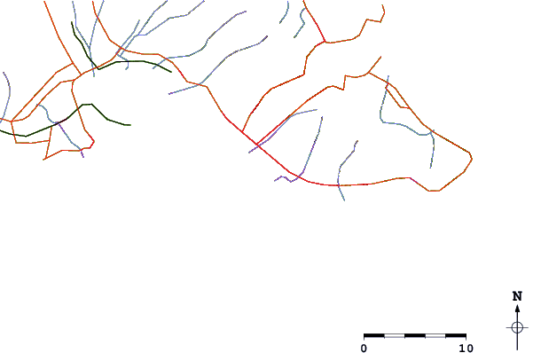 Roads and rivers around Ala Moana Courts