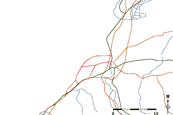 Roads and rivers around Anglet - La Piscine