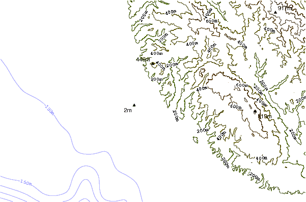 Shoreline around Ano Nuevo
