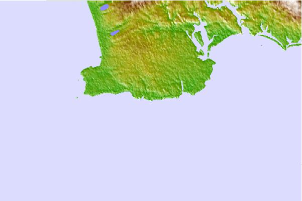 Surf spots located close to Anse de Lesconil