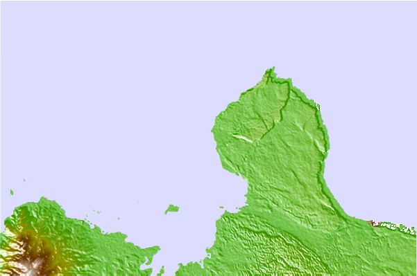 Surf spots located close to Antigues Cape