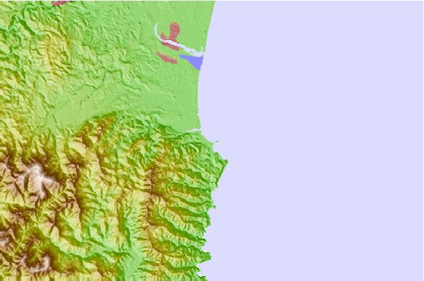 Surf spots located close to Aoshima