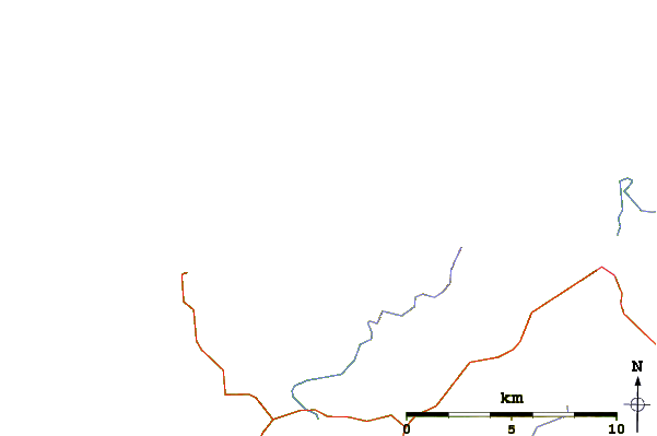Roads and rivers around Ardnave Point and Bay (Islay)