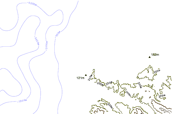 Shoreline around Asilomar