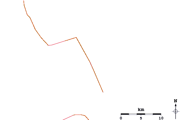 Roads and rivers around Avalon Pier
