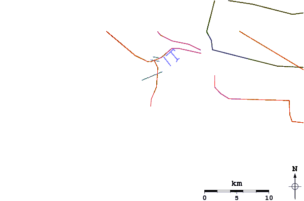 Roads and rivers around Backdoors