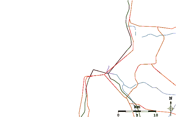 Roads and rivers around Bat Galim