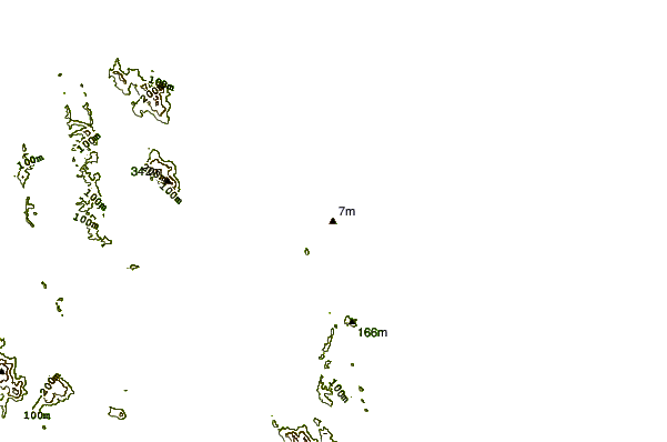 Shoreline around Batu Buruk