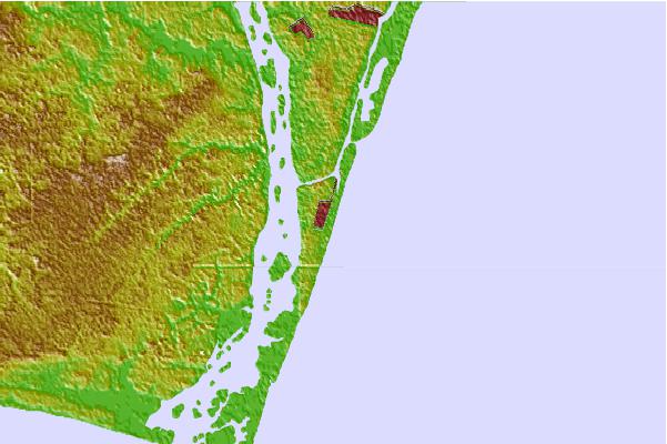Surf spots located close to Beauregard
