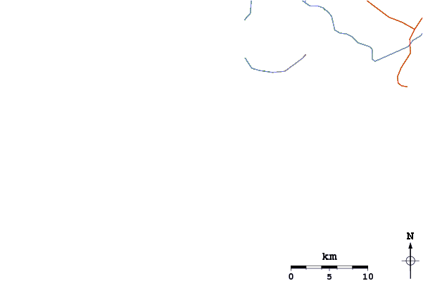 Roads and rivers around Belongas