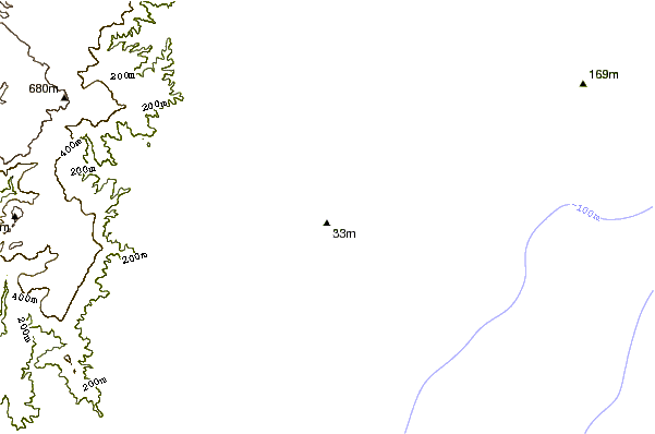 Shoreline around Bendalong Beach