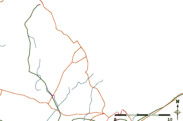 Roads and rivers around Benllech Bay