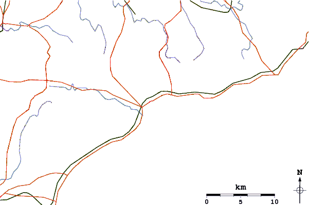 Roads and rivers around Big Ben