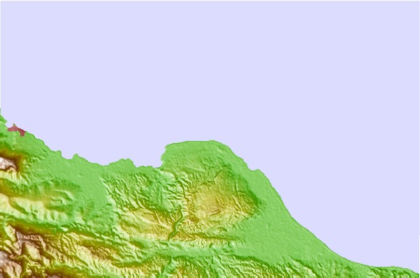 Surf spots located close to Bird Lookout