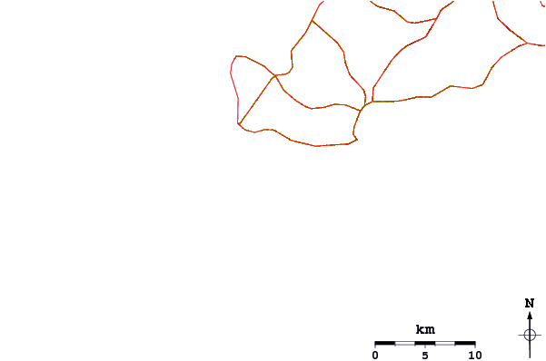 Roads and rivers around Boa