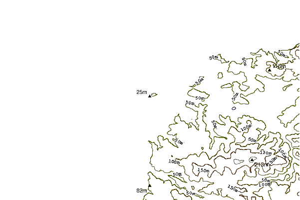 Shoreline around Boobys
