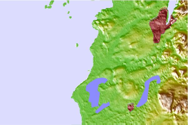 Surf spots located close to Bore