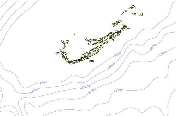 Shoreline around Bouncer Beach