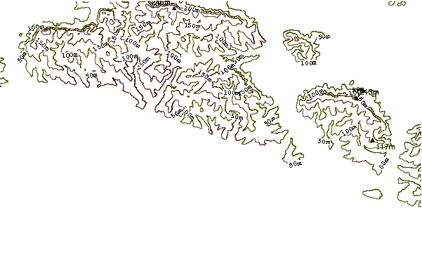 Shoreline around Brighton
