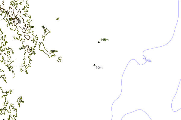 Shoreline around North Broulee