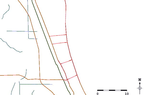 Roads and rivers around Buccaneer