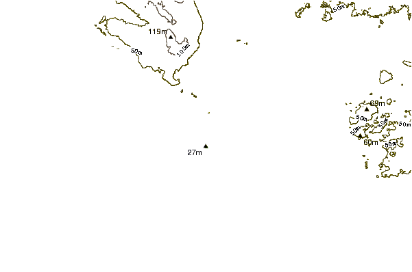 Shoreline around Cactus