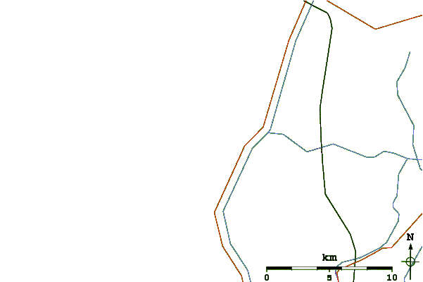 Roads and rivers around Camperduin
