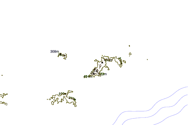 Shoreline around Cane Garden Bay