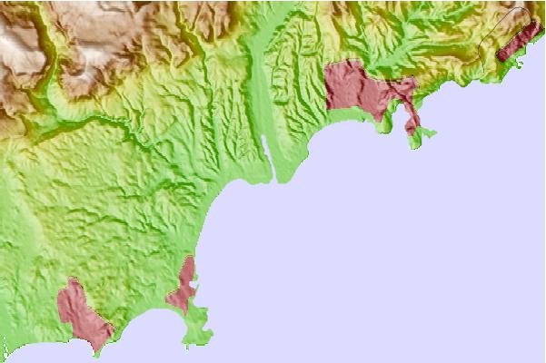 Surf spots located close to Cap 3000
